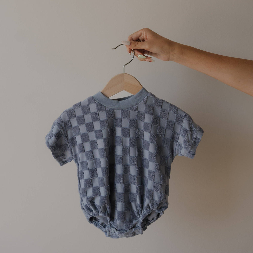 Terry T-Shirt Romper | Tradewinds: 0-3 Months