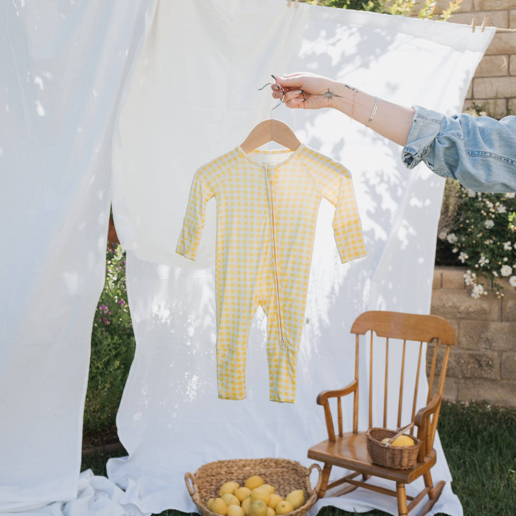 Bamboo Zip Pajamas | Citron: 18-24 Months
