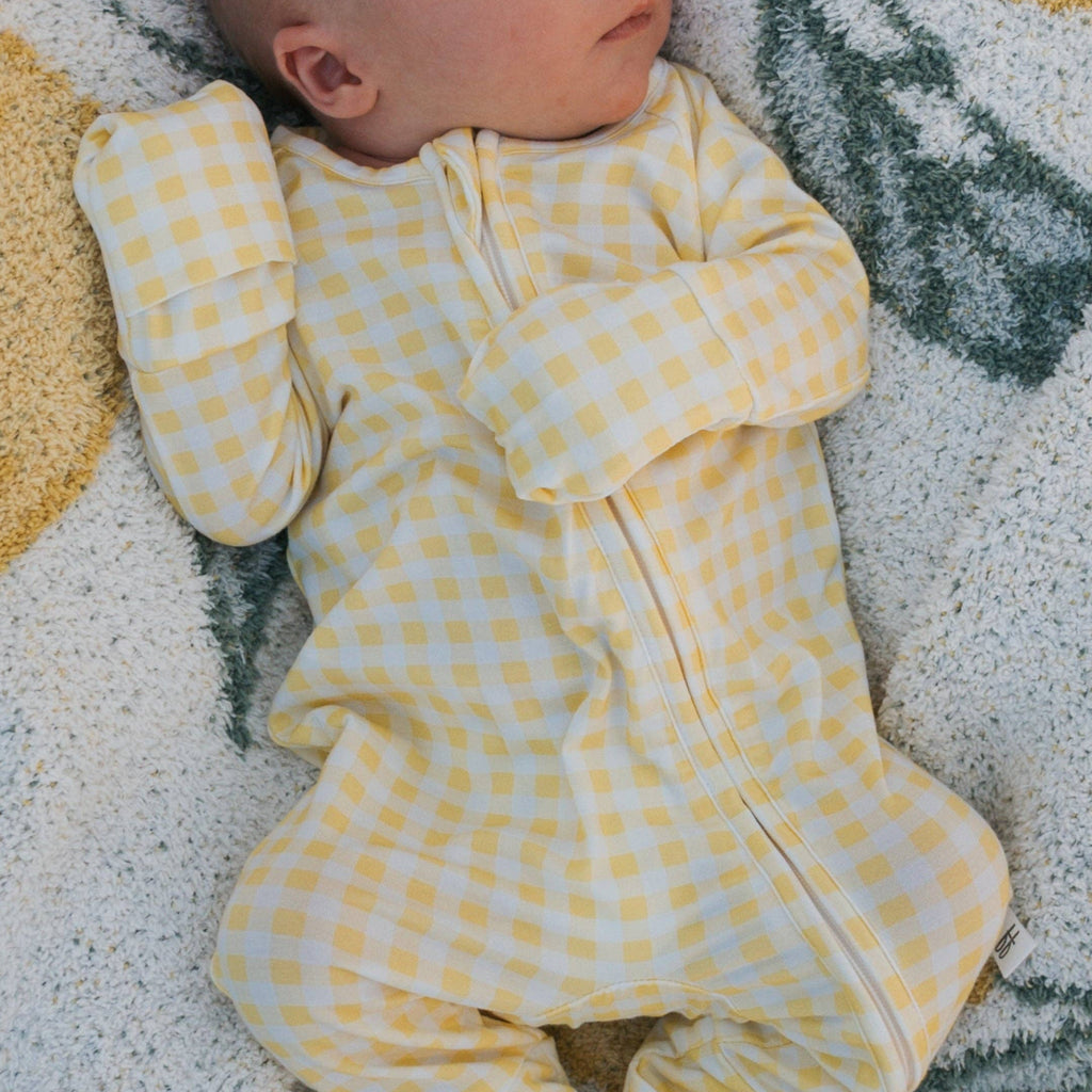 Bamboo Zip Pajamas | Citron: 18-24 Months