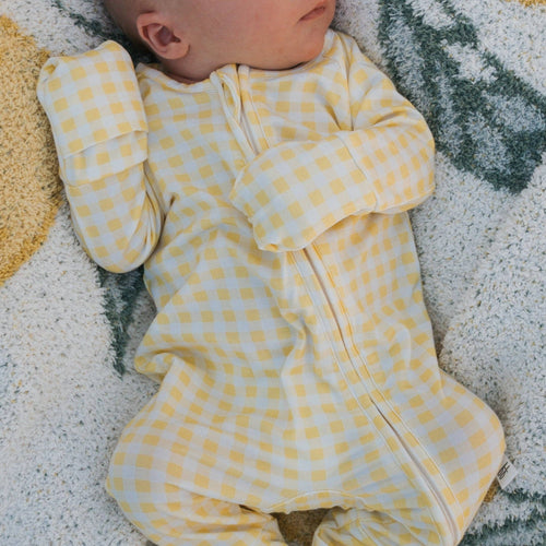 Bamboo Zip Pajamas | Citron: 18-24 Months